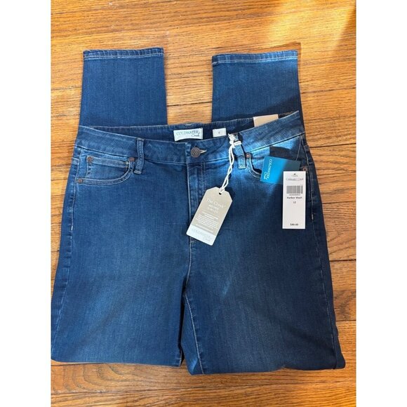 Coldwater Creek NWT The Creek Mid Rise Slim Leg Denim  Casual Jeans Size 12 - Picture 2 of 12